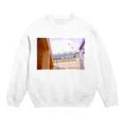 moromoroの春の空 Crew Neck Sweatshirt