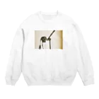 oni_boucleの一眼レフと三脚 Crew Neck Sweatshirt