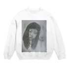 てんじん閲覧注意の天神髪ボサ Crew Neck Sweatshirt