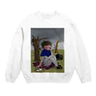 iiitomosukeiiiの_233927ーb Crew Neck Sweatshirt