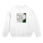 m.petite 8/1～creema store 二子玉川ライズの白紫陽花から落ちる雫 Crew Neck Sweatshirt