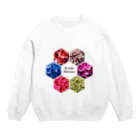 inochanのBeautiful Hydrangea Crew Neck Sweatshirt