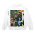 停学のゲーセン Crew Neck Sweatshirt