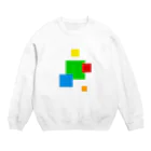 novuSのカラースクエア Crew Neck Sweatshirt