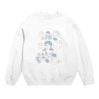 ため(画伯)のロボット教 Crew Neck Sweatshirt