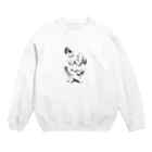 シシカバぐっずのねずみ Crew Neck Sweatshirt