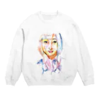 シシカバぐっずの女子高生 Crew Neck Sweatshirt