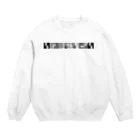 竹条いちいのいきるのにむいてない monochrome Crew Neck Sweatshirt