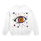 ✧̣̥̇心のナカに針をおとシて✧̣̥̇のわたしをみて【縁取りver.】 Crew Neck Sweatshirt