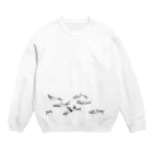 nugonugokoのつみれ Crew Neck Sweatshirt