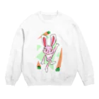 もーたんのうさぎん Crew Neck Sweatshirt