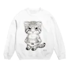 ねこぱんつのマヌルねこぱんつ Crew Neck Sweatshirt