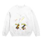 LASER_BEAMのshooting star Crew Neck Sweatshirt