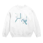 ととめめ/ totomemeの病院いやいや Crew Neck Sweatshirt