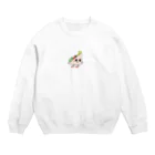 直角フルーツサンド島のフサコーファッション Crew Neck Sweatshirt