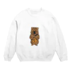 ばらっくんのcowardly bear  Crew Neck Sweatshirt