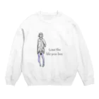 ＡＹＡＭＥの自分の生きる人生を愛せ。 Crew Neck Sweatshirt