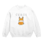 paru_meronのCORGI（コーギー）の後ろ姿 Crew Neck Sweatshirt