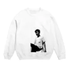 辛子明太子の私が噂の銅鑼パーソンです Crew Neck Sweatshirt