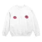 montageのふぞろいトマト Crew Neck Sweatshirt