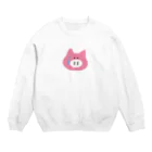 moe222の録画をミスって焦る豚ちゃん Crew Neck Sweatshirt