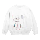 のやの夏休みと扇風機。彼女の憂鬱。 Crew Neck Sweatshirt