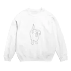 チワックスのちゃちゃまるのいぬ Crew Neck Sweatshirt