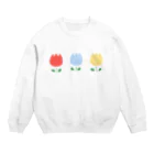 おやすみーこの信号チューリップ Crew Neck Sweatshirt