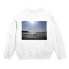 kenji nakabayashiの江ノ島の秋 Crew Neck Sweatshirt