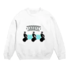 ぷろぐらむきゅーのGROOVEな婦人（アクア） Crew Neck Sweatshirt