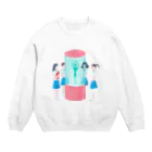 itohidemi.shopの未確認生命体確保 Crew Neck Sweatshirt