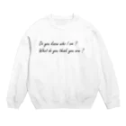 momo310のうぬぼれ屋 Crew Neck Sweatshirt