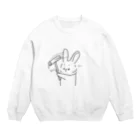 よもた。のもちつきうさぎ Crew Neck Sweatshirt