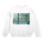 かりかりの雪の足跡 Crew Neck Sweatshirt