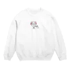 ゆ き のの耳吸いすぎ血ャイニーズ Crew Neck Sweatshirt