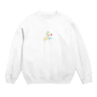 けろけろや。のてとりす。 Crew Neck Sweatshirt