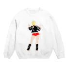 Silhouettesのポニーテール Girl！ Crew Neck Sweatshirt