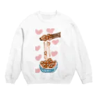 ameの納豆たち Crew Neck Sweatshirt