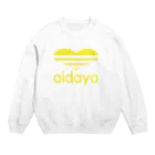 AAAstarsのaidayo-黄 Crew Neck Sweatshirt