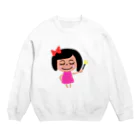 sashimitaiの魔法使いの少女 Crew Neck Sweatshirt