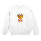 ジルトチッチのデザインボックスの可愛い女の子のグッズ Crew Neck Sweatshirt