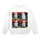 陶芸ギャラリー・光のおじぞうさま Crew Neck Sweatshirt