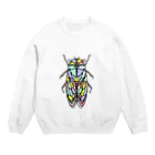 Full of vitality　(フル　オブ　バイタリティ)のcicada ☆(せみ)collarバージョン　Full of vitality　(フル　オブ　バイタリティ) Crew Neck Sweatshirt