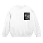 さるきちののんびりカタツムリ Crew Neck Sweatshirt