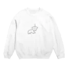 sangetsuki-rentalのとっぽい猫 Crew Neck Sweatshirt