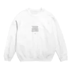 Riuyaの英語日記グッズの【2019.10.22】Riuyaの英語日記グッズ Crew Neck Sweatshirt