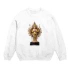 AAAstarsの千手観音 Crew Neck Sweatshirt