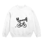 3yuiiiiida5のゆるぽたグルメライド Crew Neck Sweatshirt