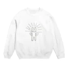 もふちゃんの自信満々 Crew Neck Sweatshirt