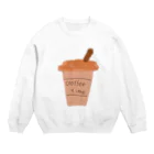 おはるさんのcoffeetime Crew Neck Sweatshirt